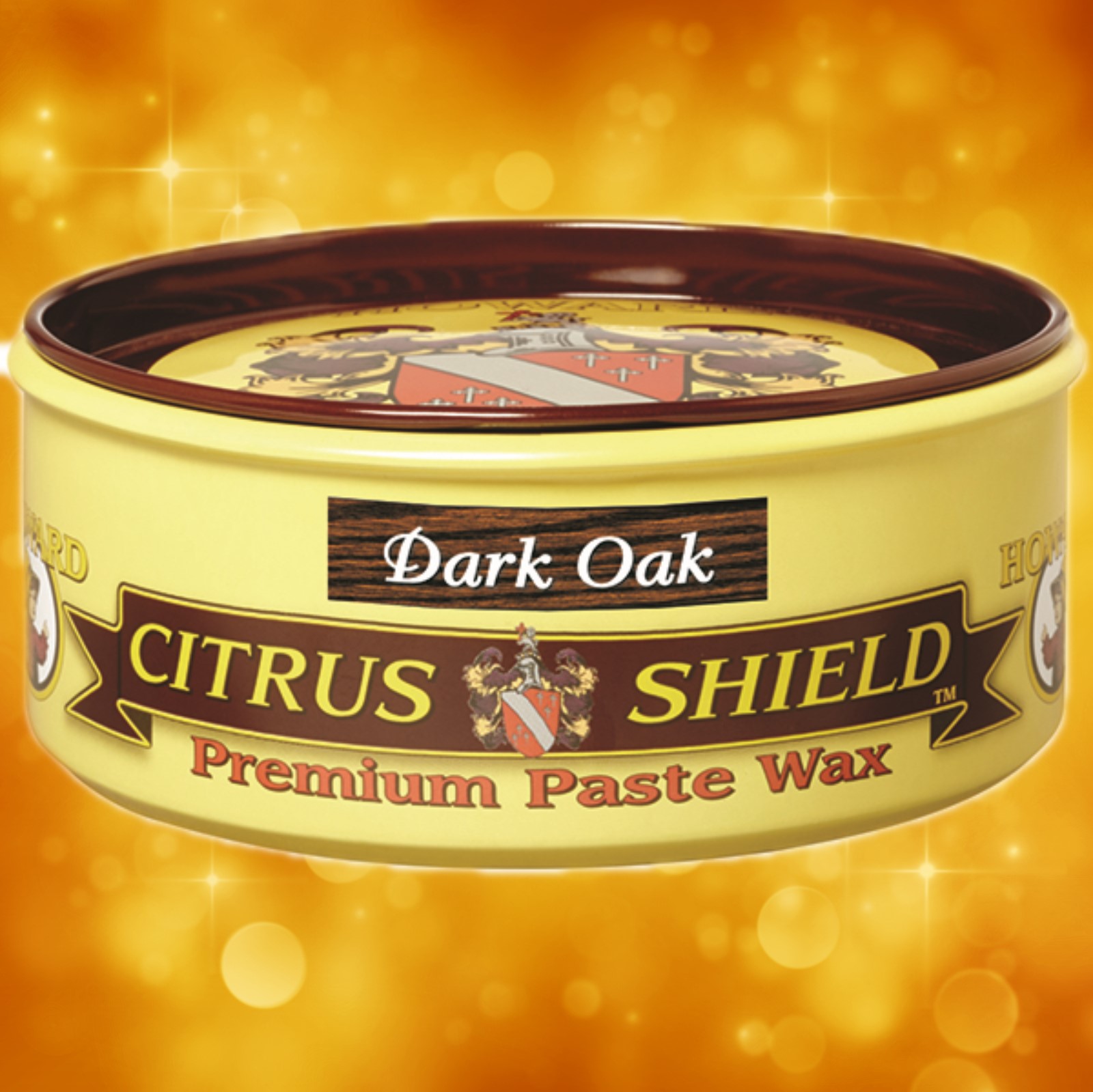 Howard's CS7014 Citrus Shield Premium Color Paste Wax (Dark Oak) CS7014